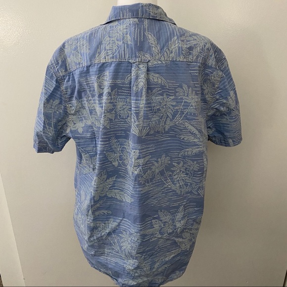 Blue Tropical Camp Shirt - Picture 2 of 2